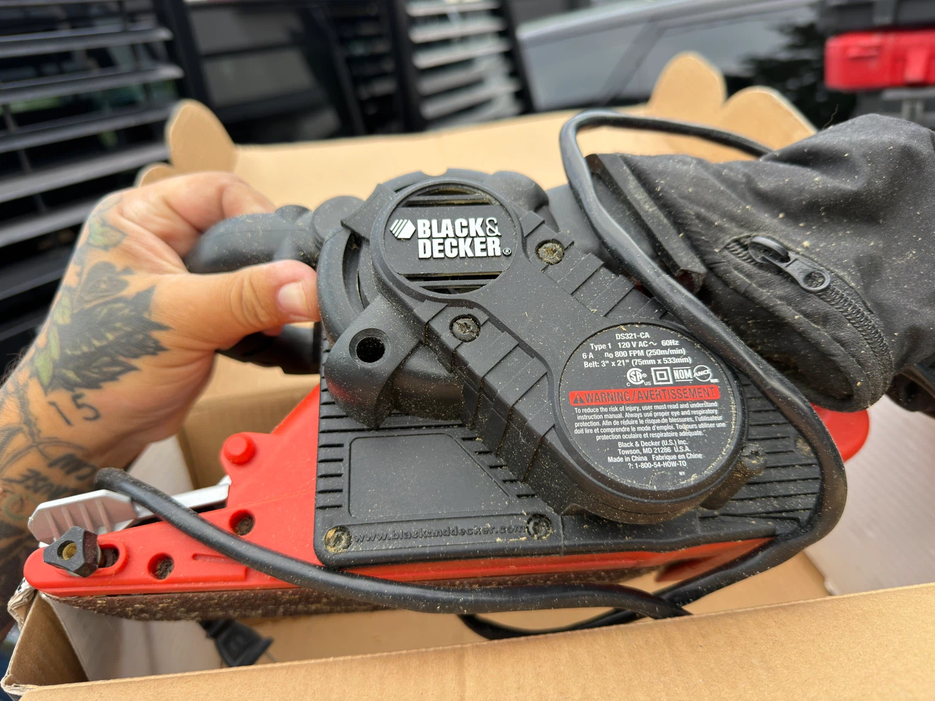 Black & Decker Dragster Belt Sander - photo 2