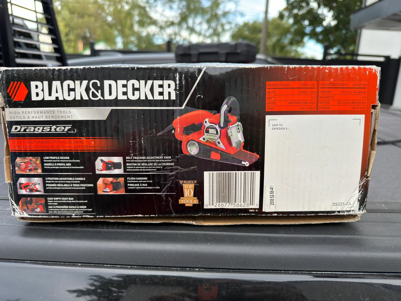Black & Decker Dragster Belt Sander - photo 5