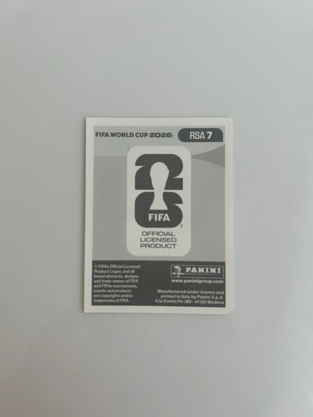 Panini FIFA World Cup 2026 Khulumani Ndamane Sticker - photo 2