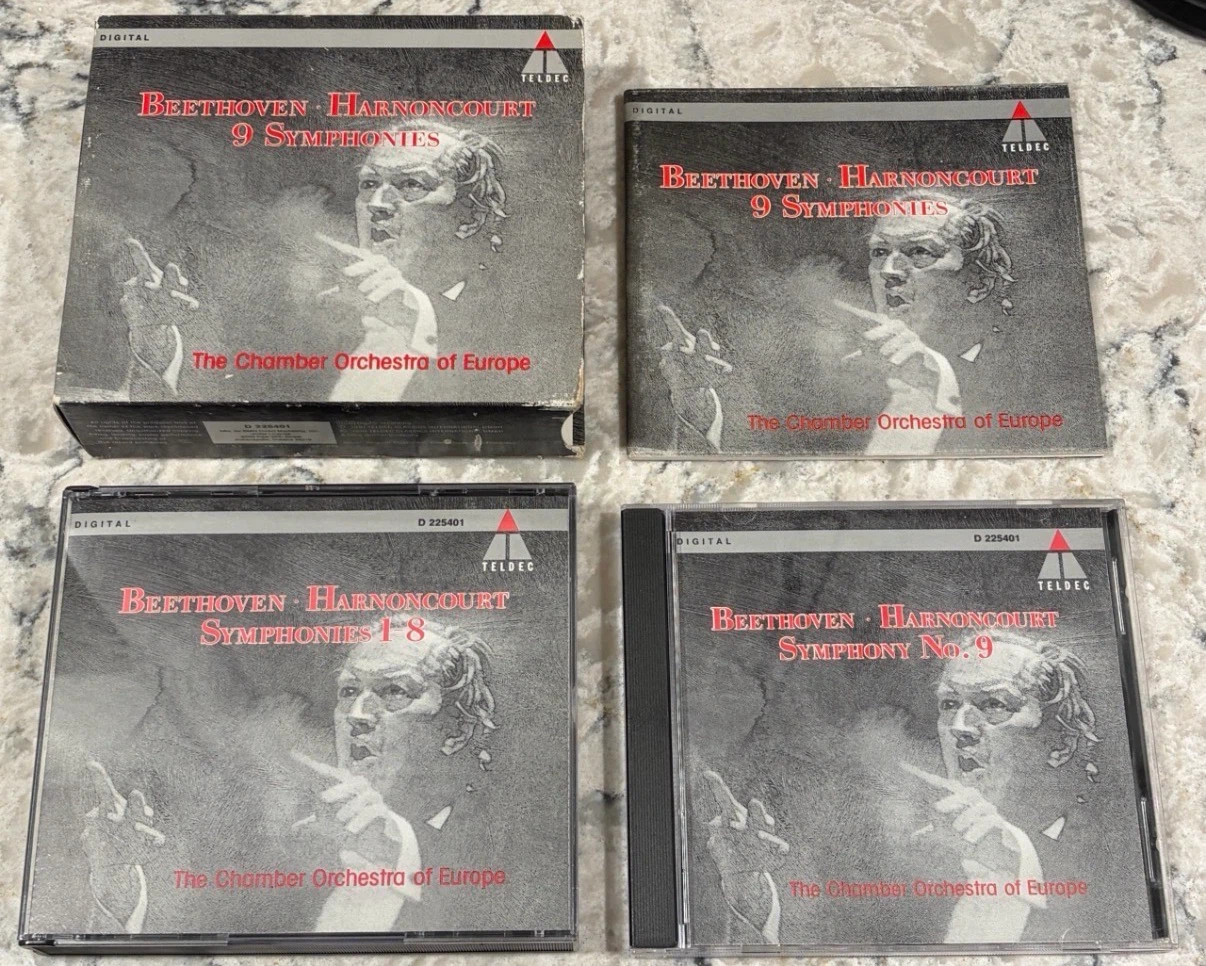 Beethoven 9 Symphonies CD Box Set by Harnoncourt - photo 2