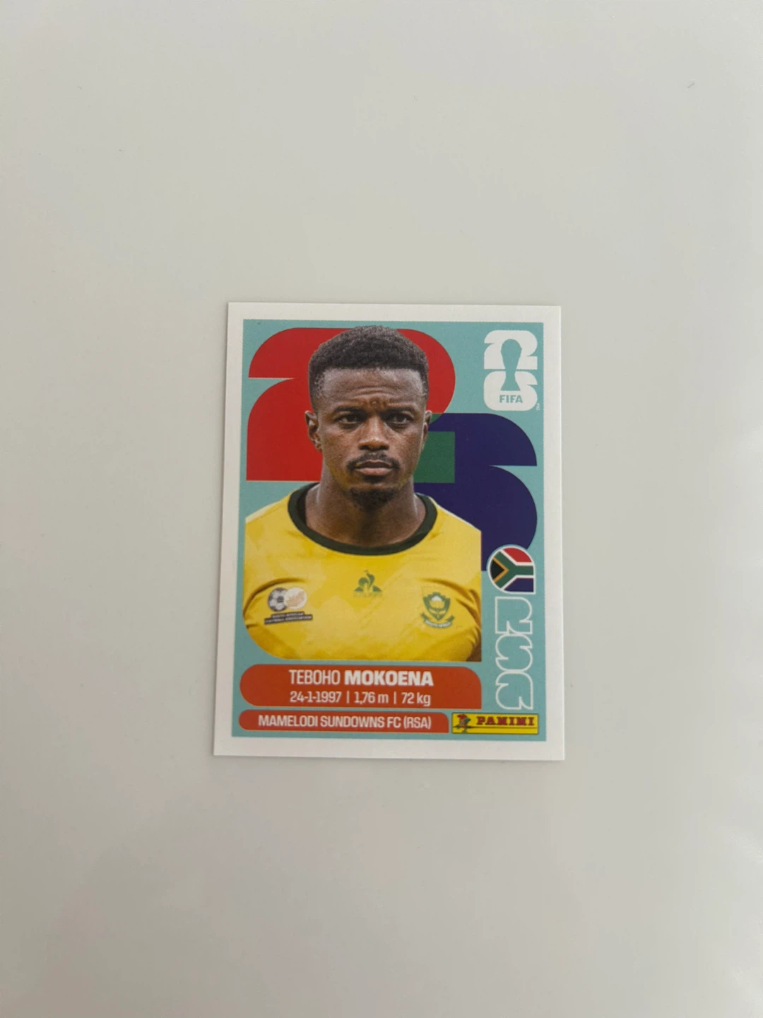 Panini FIFA World Cup 2026 Teboho Mokoena Card