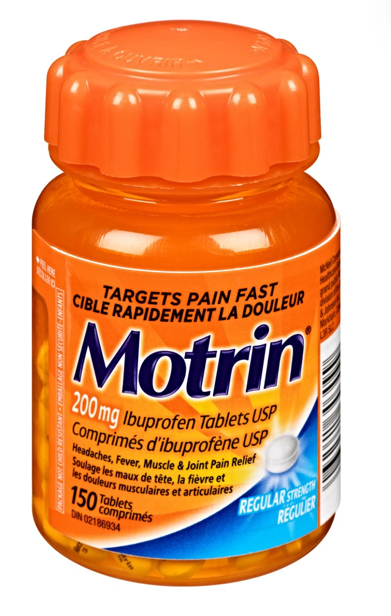 Motrin 200mg Ibuprofen Tablets 150 Count