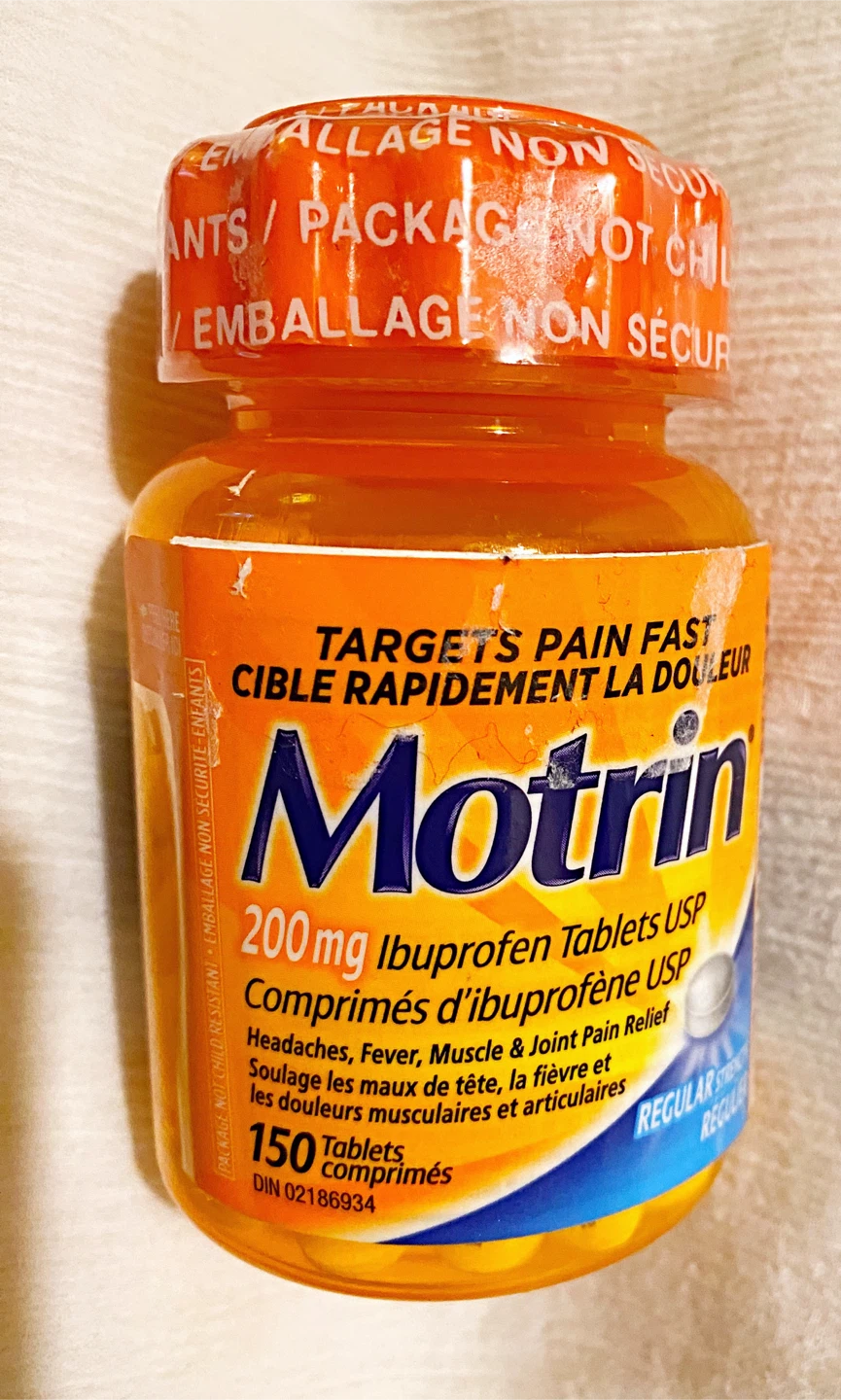 Motrin 200mg Ibuprofen Tablets 150 Count - photo 2