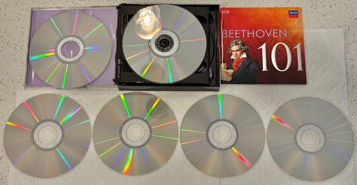 101 Beethoven + 101 Mozart (6 CDs each)($5 each) - photo 5
