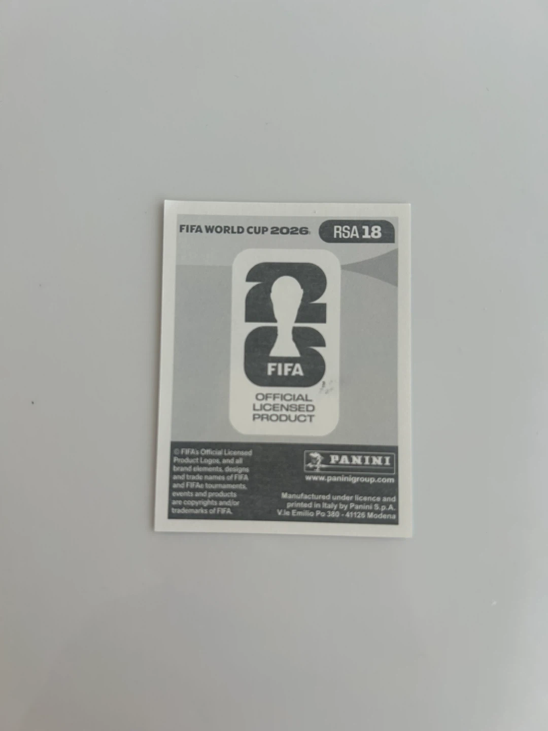 Panini FIFA World Cup 2026 Iqraam Rayners Card - photo 2