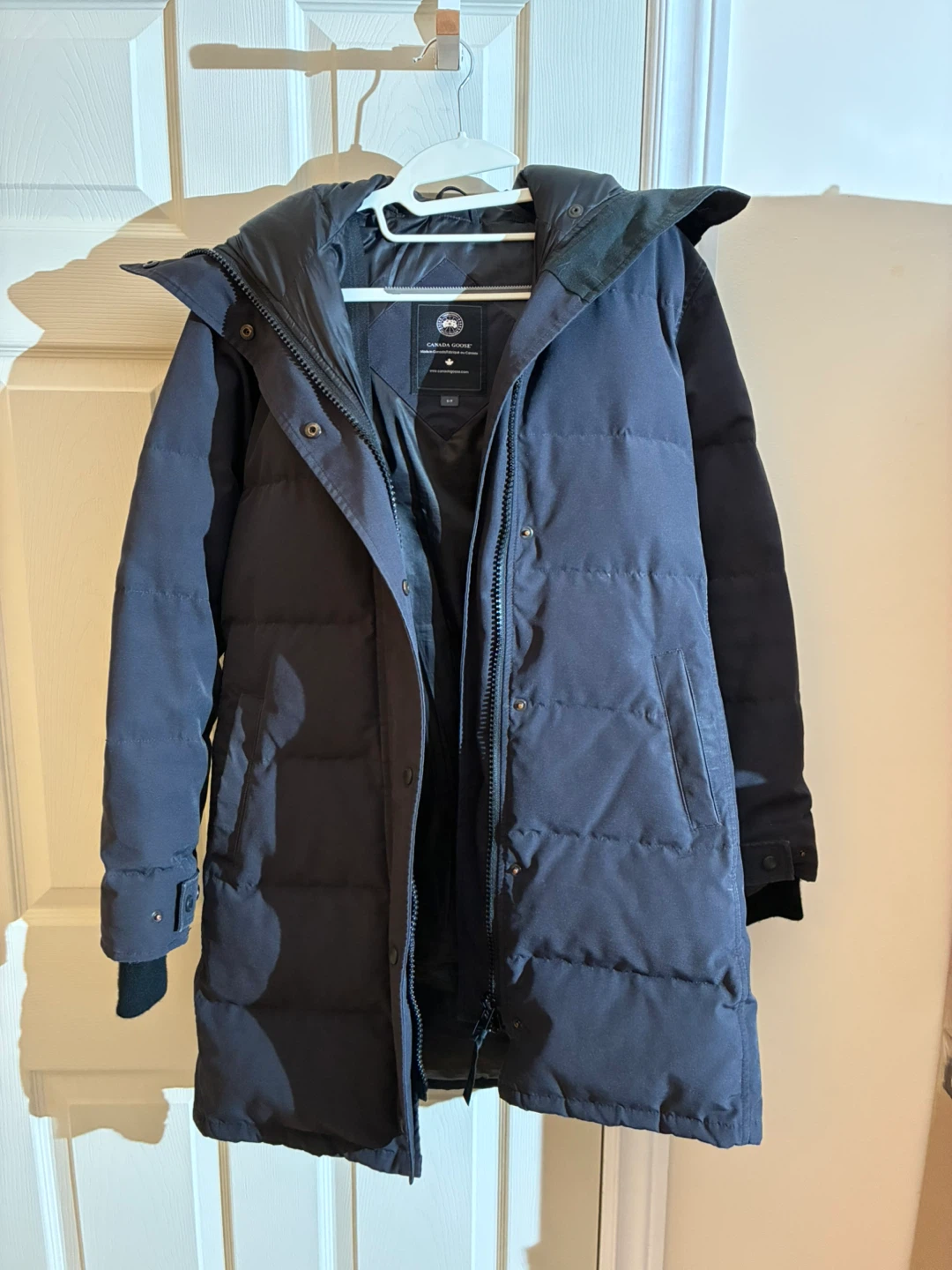 Canada Goose Shelburne Parka Black Label – Navy – Size S