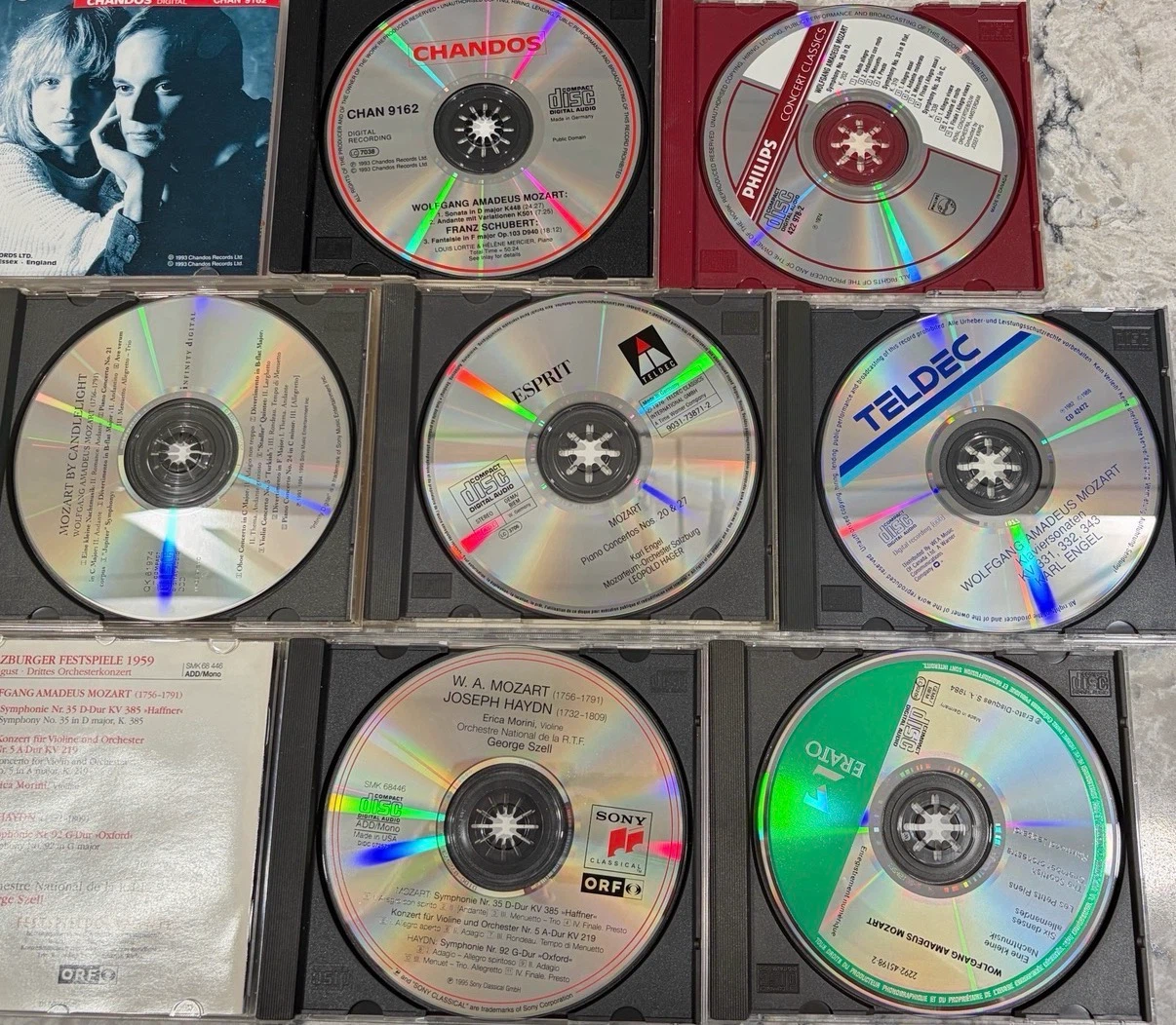 7 CDs featuring Mozart w/ works from Schubert,Haydn and more - photo 3
