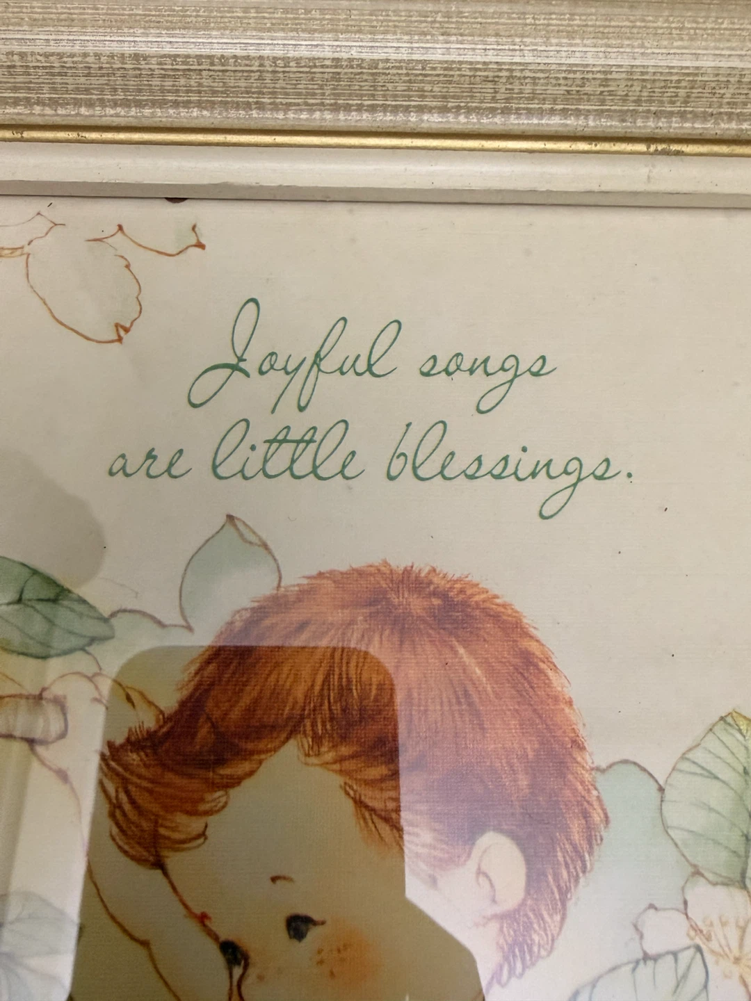 Framed Art Print - "Joyful songs are little blessings." - photo 4