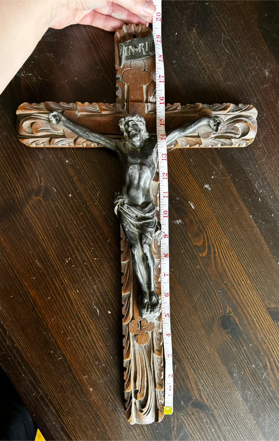 INRI 20” long Crucifix - Medium sized