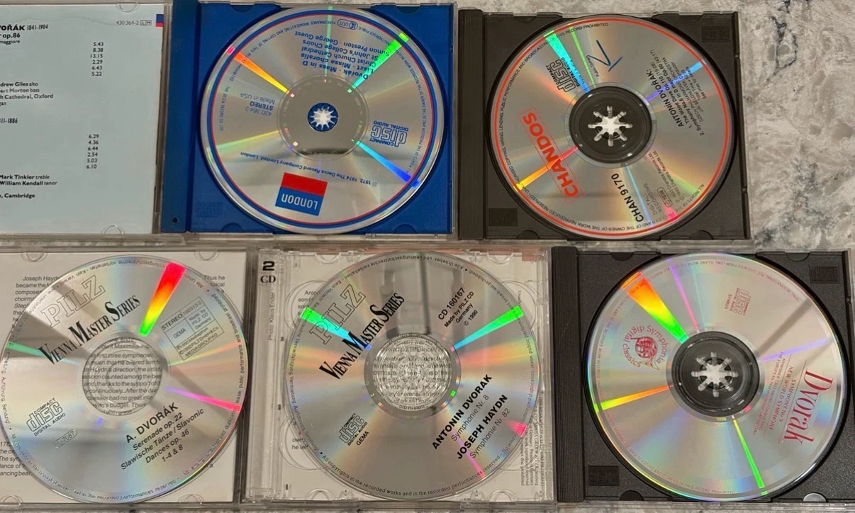 Dvořák CD Lot - Symphony No. 6, 8 & 9, Mass, Slavonic Dances - photo 3