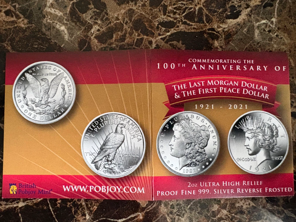 Rare 2021 BVI 2oz Silver Ultra High Relief Proof Coin - photo 5