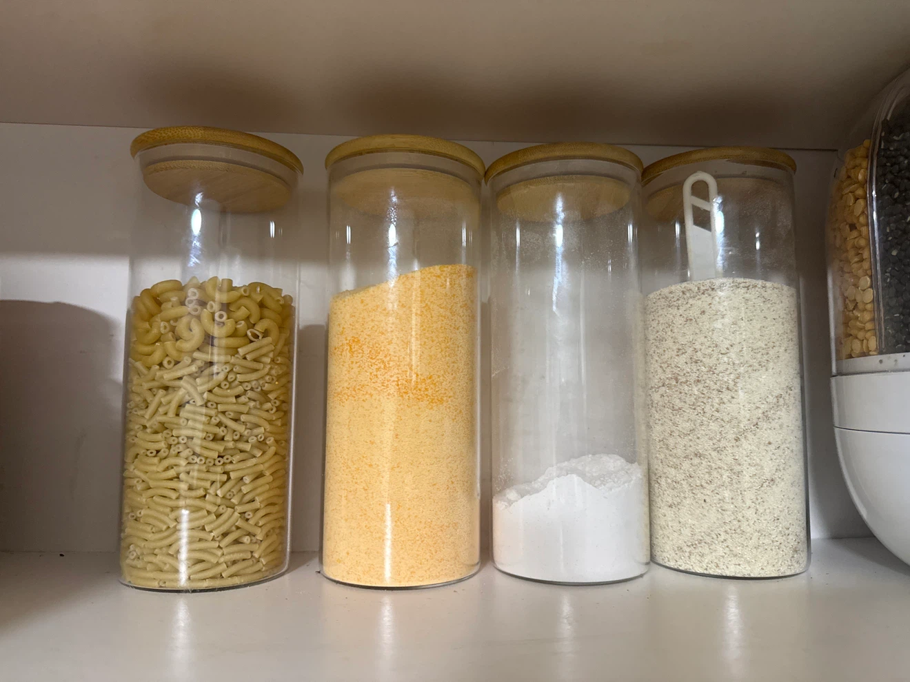 Set of 4 Glass Storage Canisters