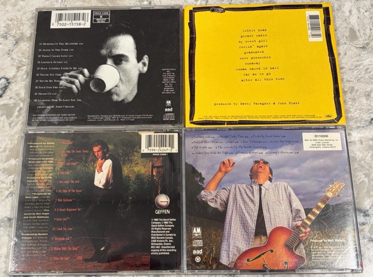 John Hiatt CD Lot - Bring the Family, Little Head, etc. - photo 2
