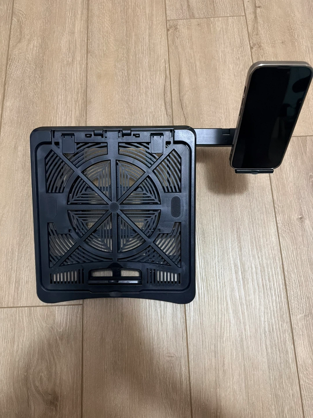 Laptop Cooler Stand with Phone Holder