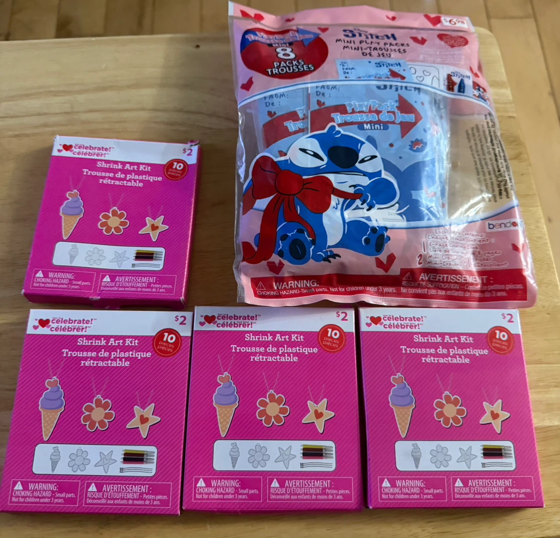 Shrink Art Kits and Stitch Mini Play Pack Bundle