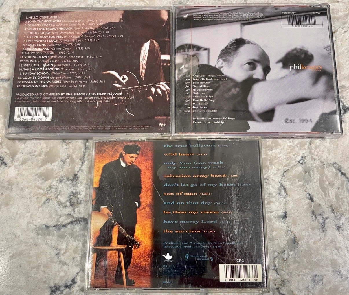 3 Phil Keaggy CDs: 👋 Cleveland, Time D-Votional, True Believers - photo 2