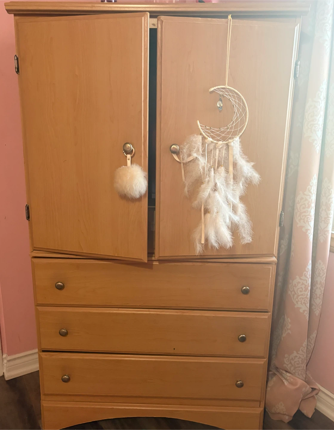 Wooden Dresser with Mirror - photo 5