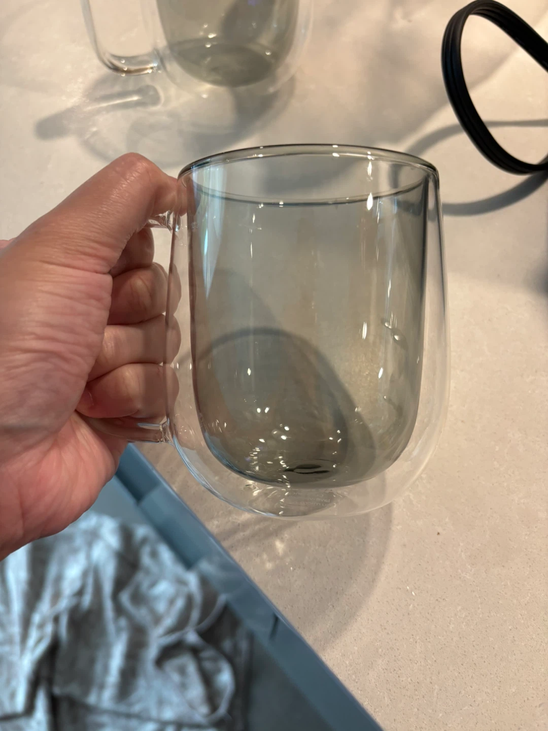 Double Wall Glass Mugs - photo 2