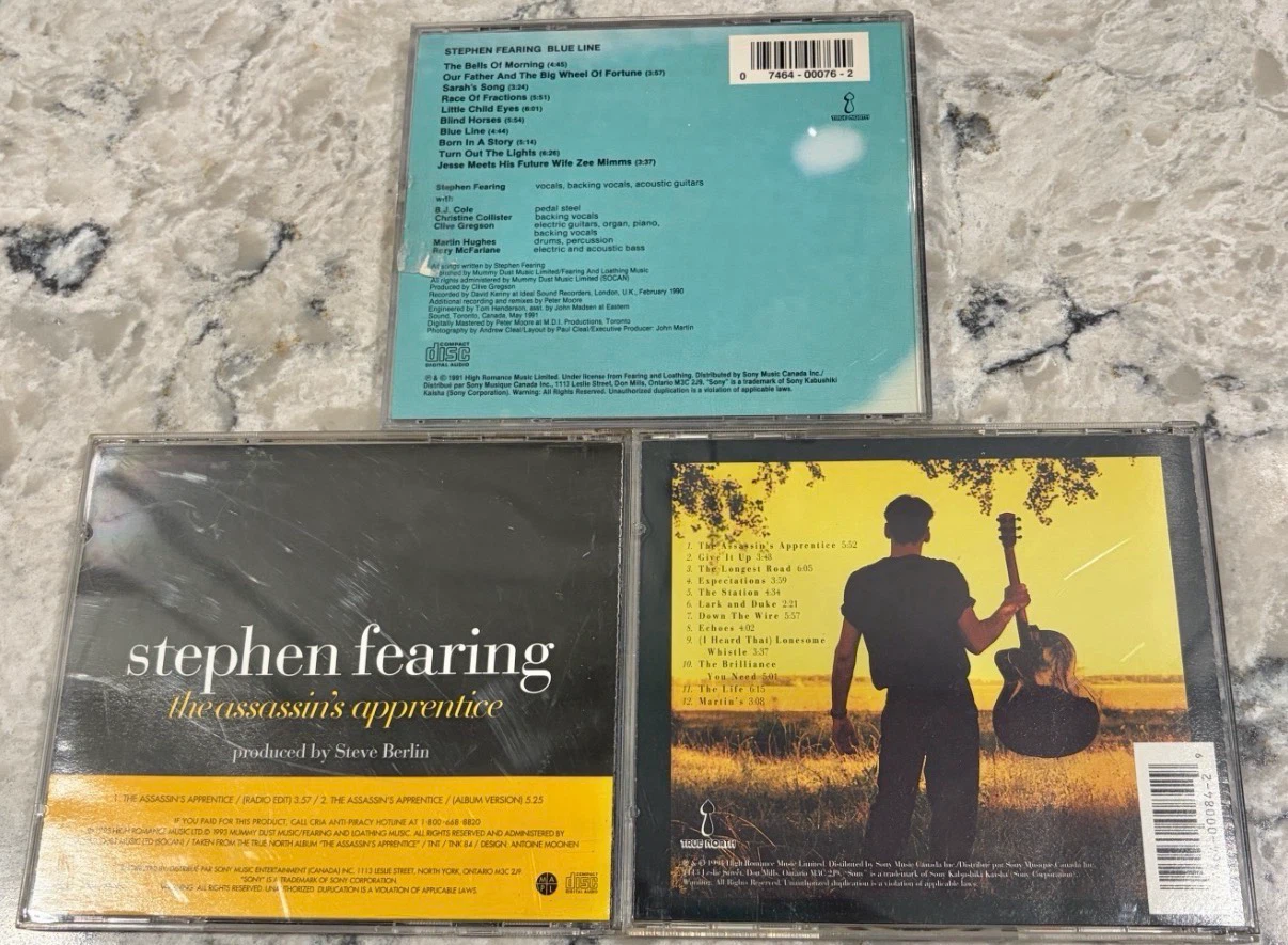 Stephen Fearing 3 CD Lot: The Assassin's Apprentice & Blue Line - photo 2