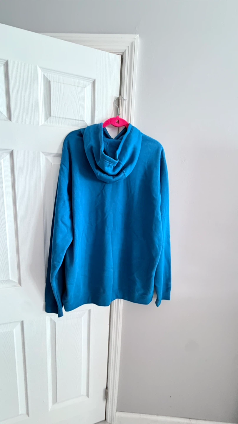 Nike Men's Blue Hoodie Sweatshirt (2XL) - photo 2