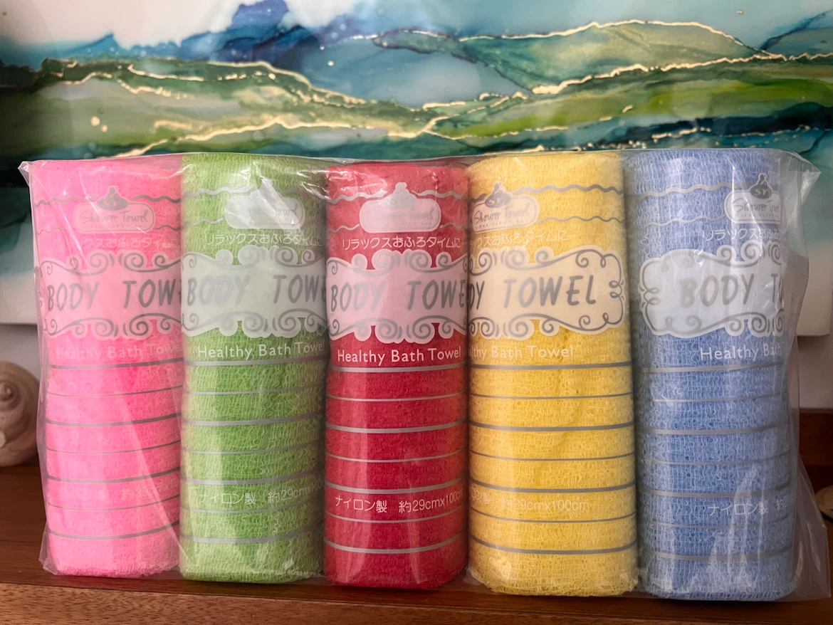 Nepure Korean Exfoliating Bath Towels (10 Pack)