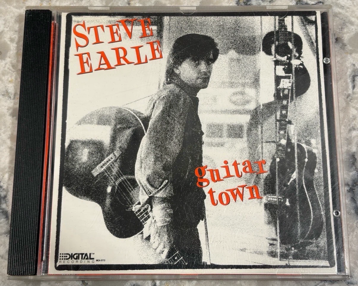 Steve Earle CD Lot: Guitar Town, The Hard Way, I Feel Alright - photo 5