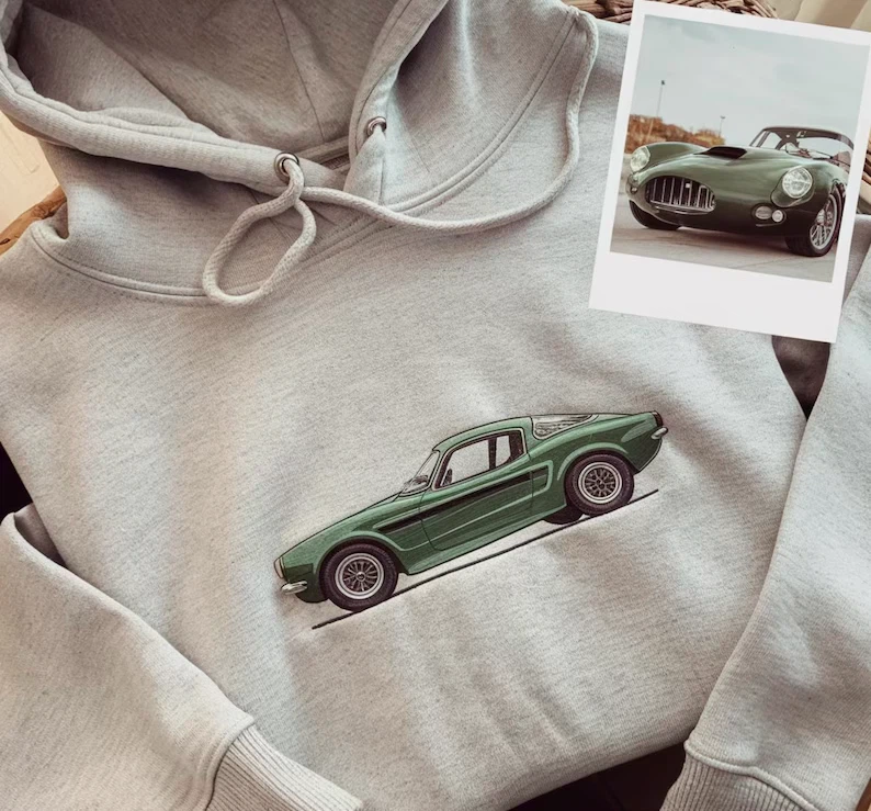 Custom Embroidered Car Hoodie/crew - photo 5