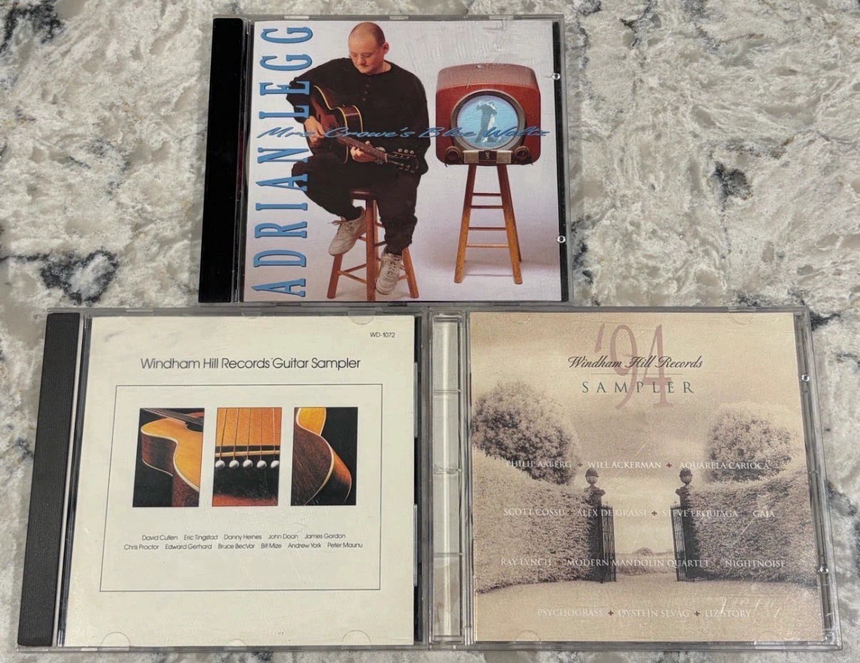 3 Acoustic Guitar and Instrumental/New Age CDs Bundle