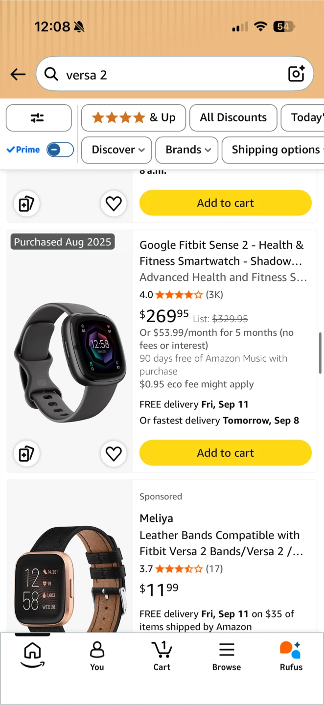 Google Fitbit Sense 2 Smartwatch - photo 2