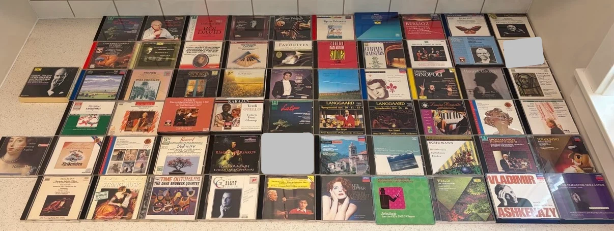 Cd Lot 1/5. Various Classical/Opera titles $2 each or 3 for $5