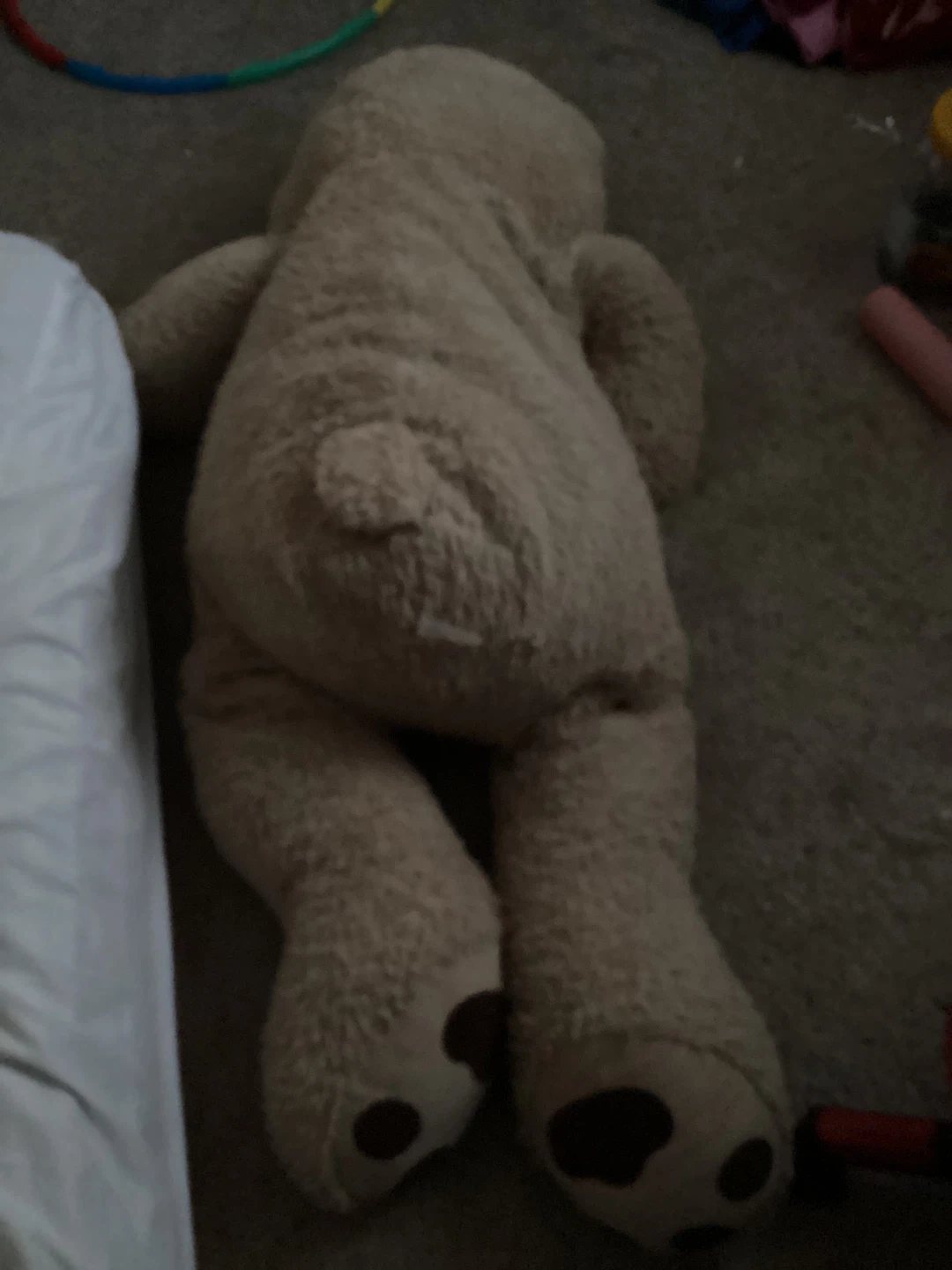 Large Beige Teddy Bear Plush stuffy  Toy - photo 2
