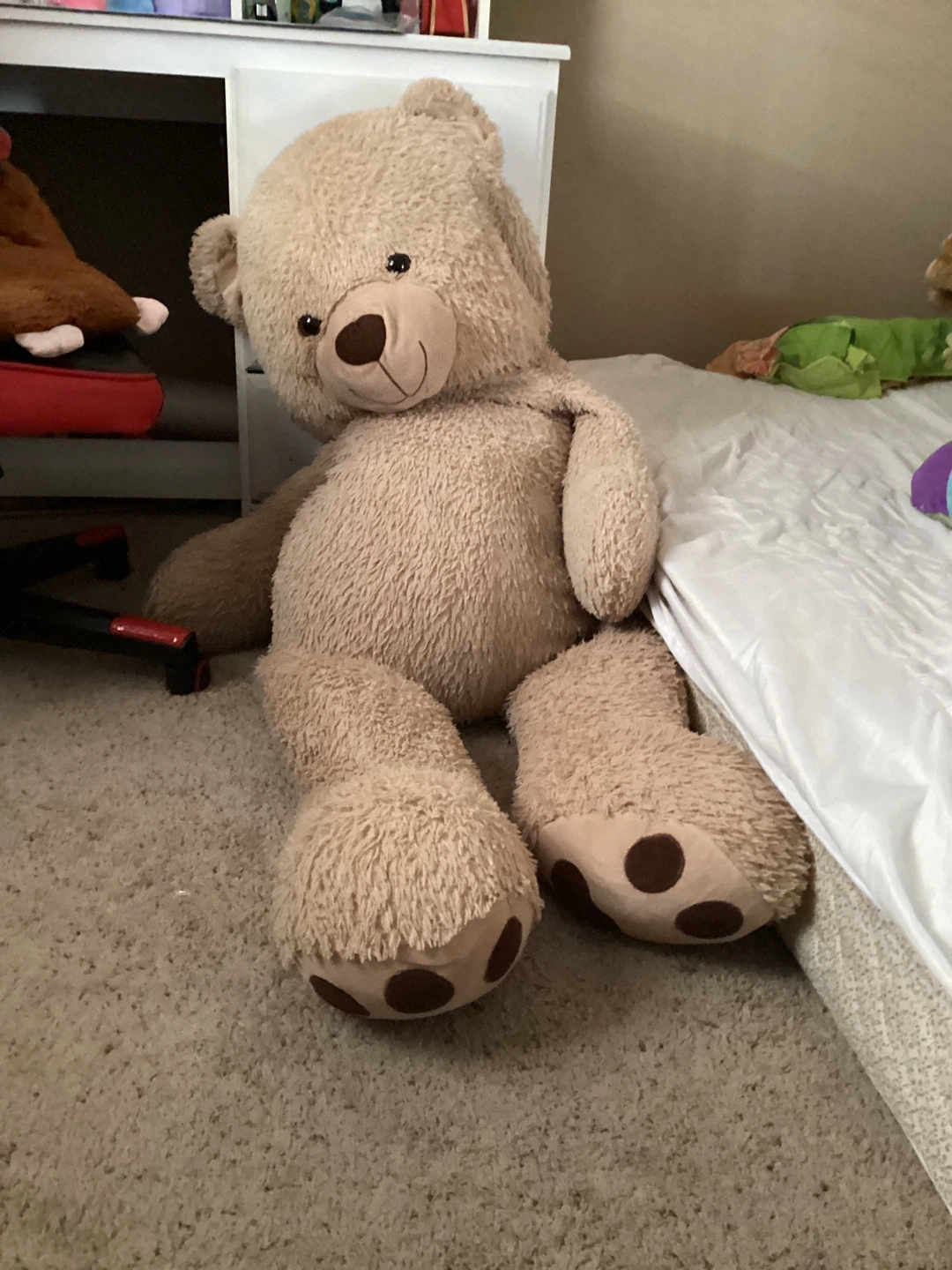 Large Beige Teddy Bear Plush stuffy  Toy - photo 5