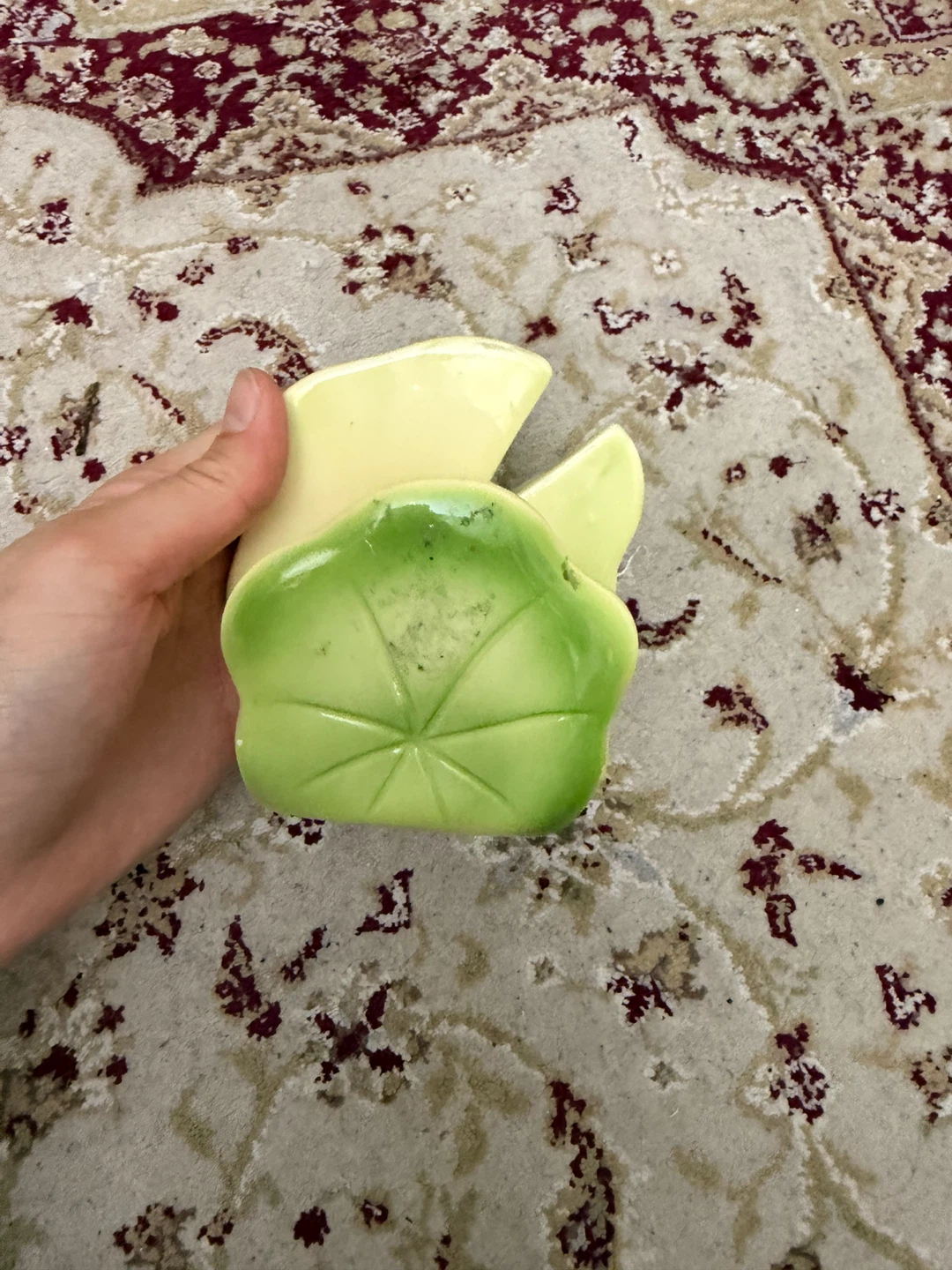Ceramic Frog Figurine / napkin holder - photo 3