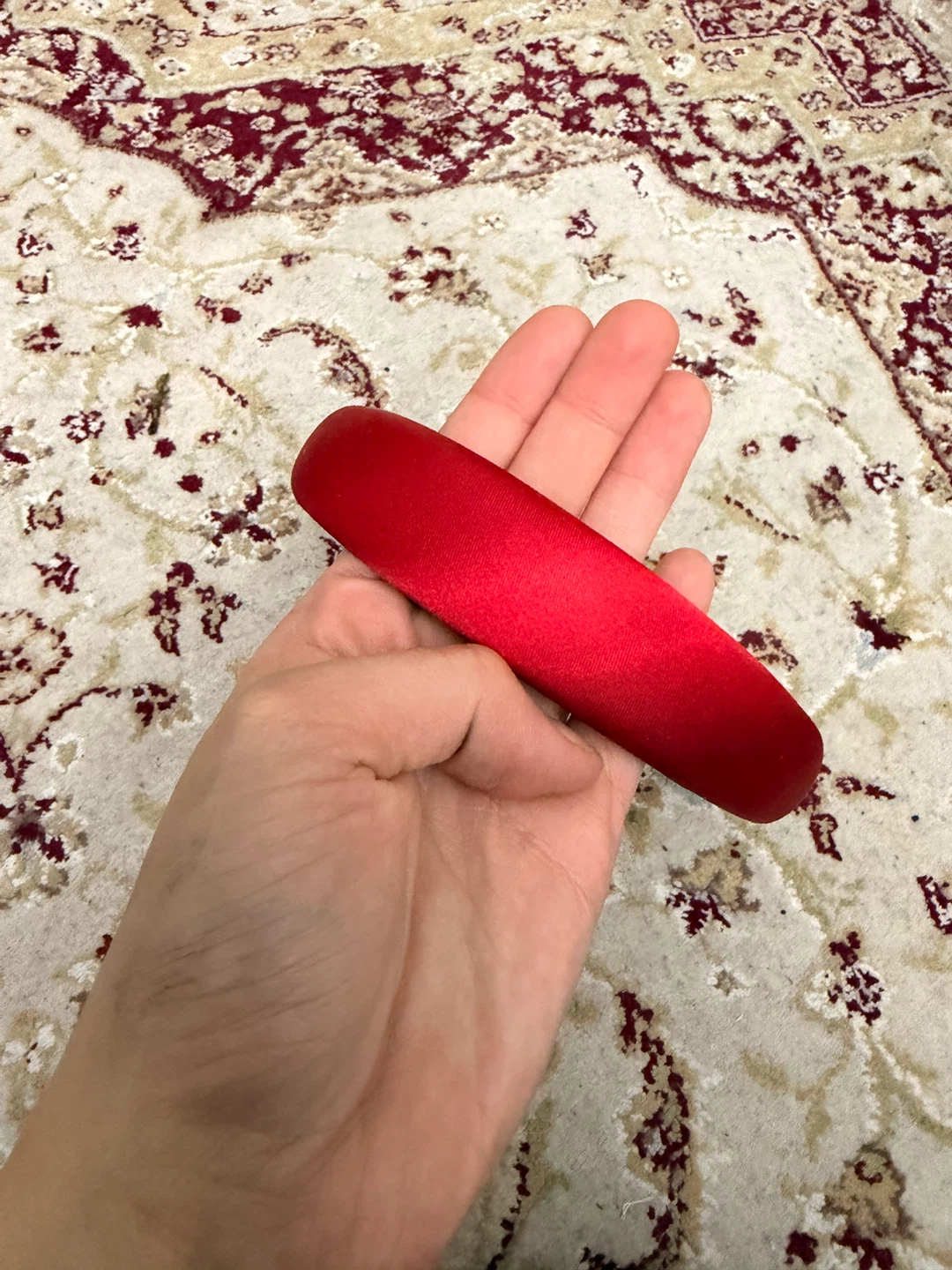 Red Velvet Padded Headband