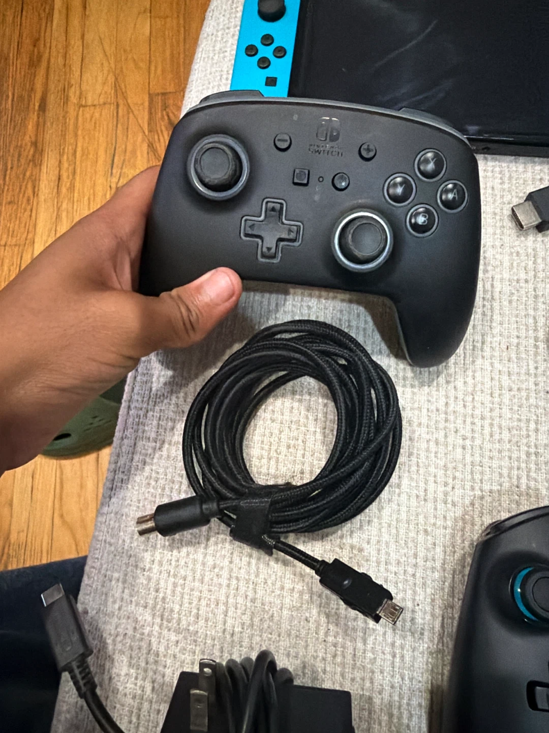 Nintendo Switch Console with Controllers and Accessories - photo 3