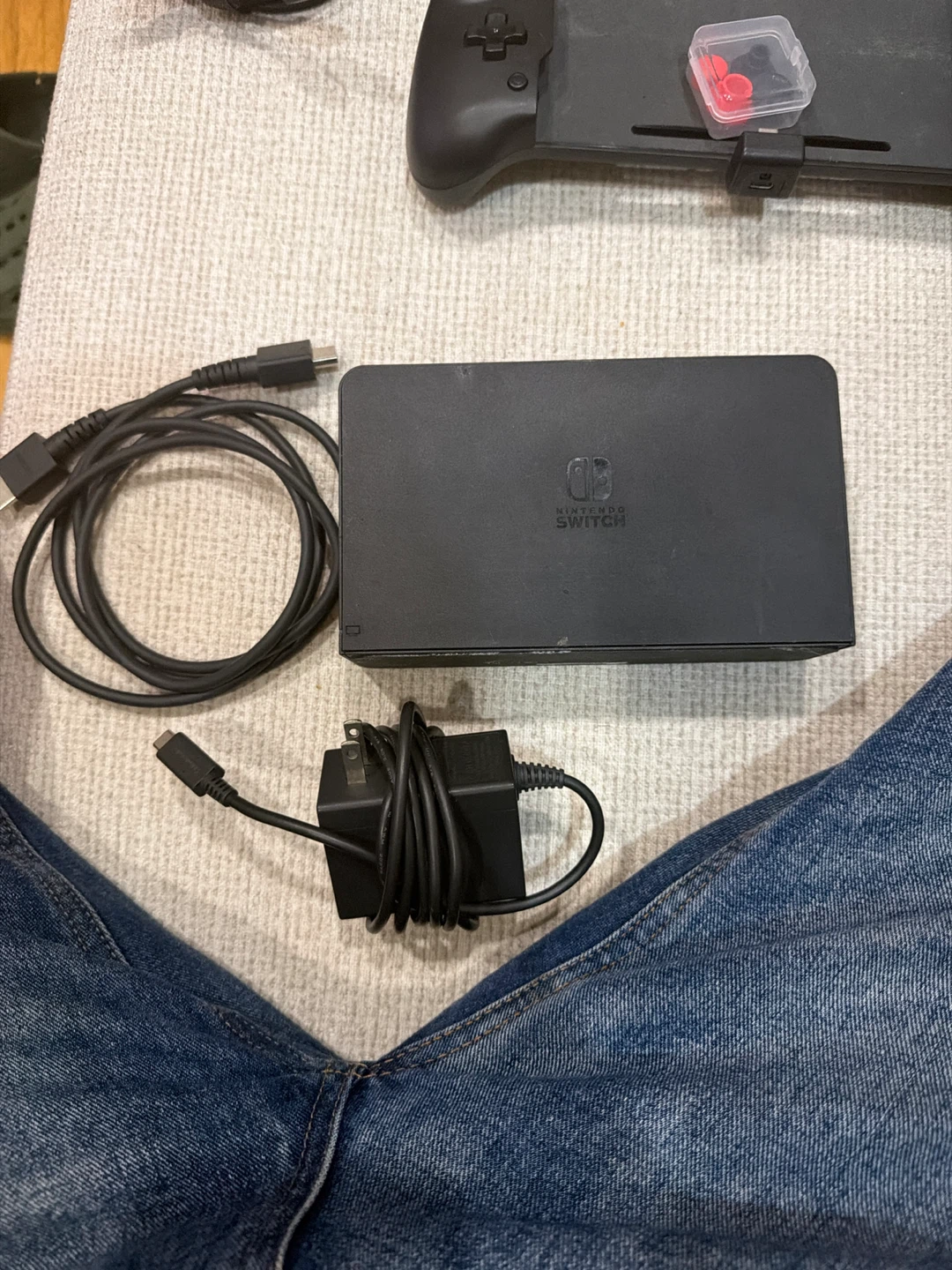Nintendo Switch Console with Controllers and Accessories - photo 4