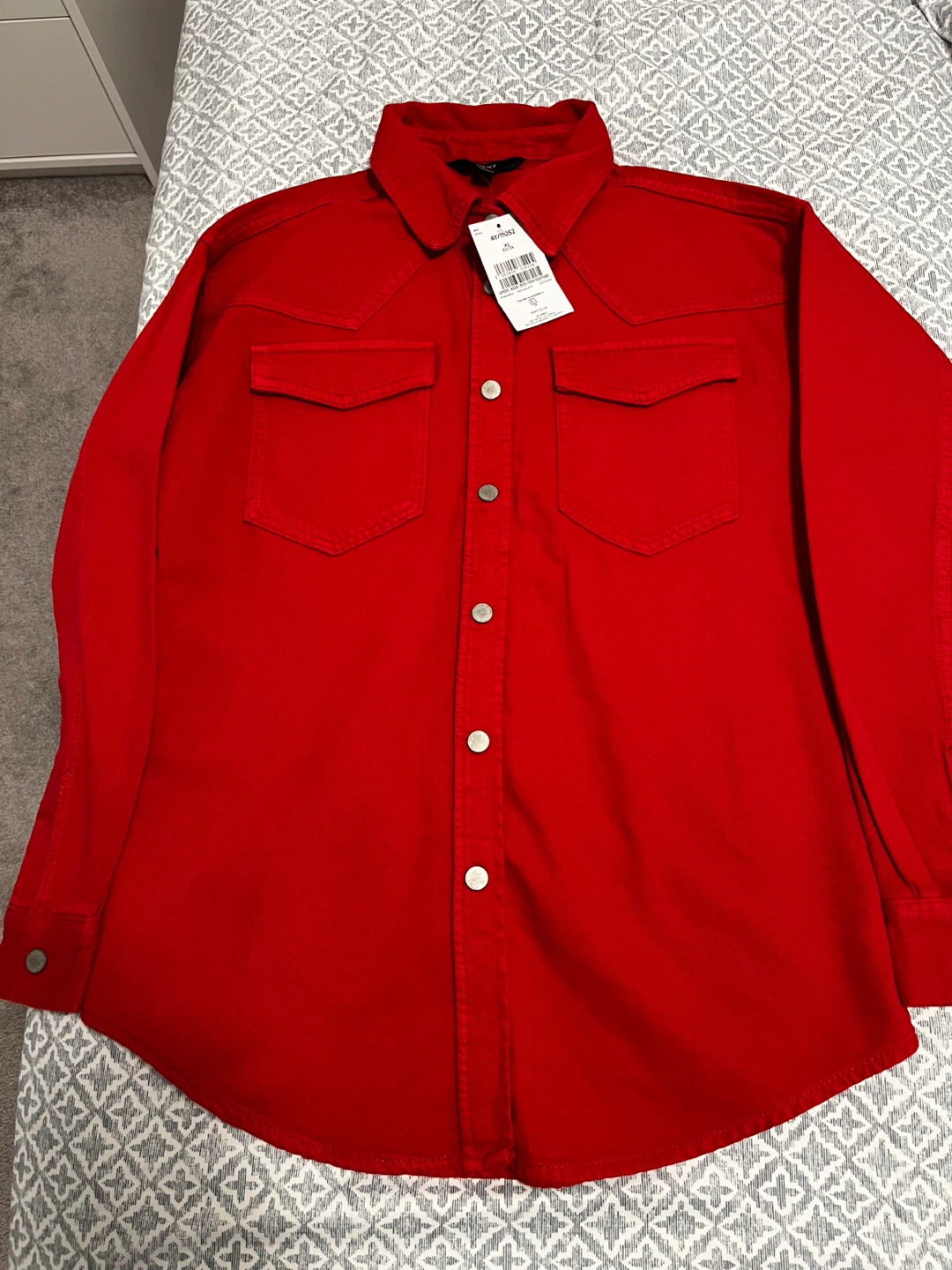 Brand New Red Denim Shirt - photo 2
