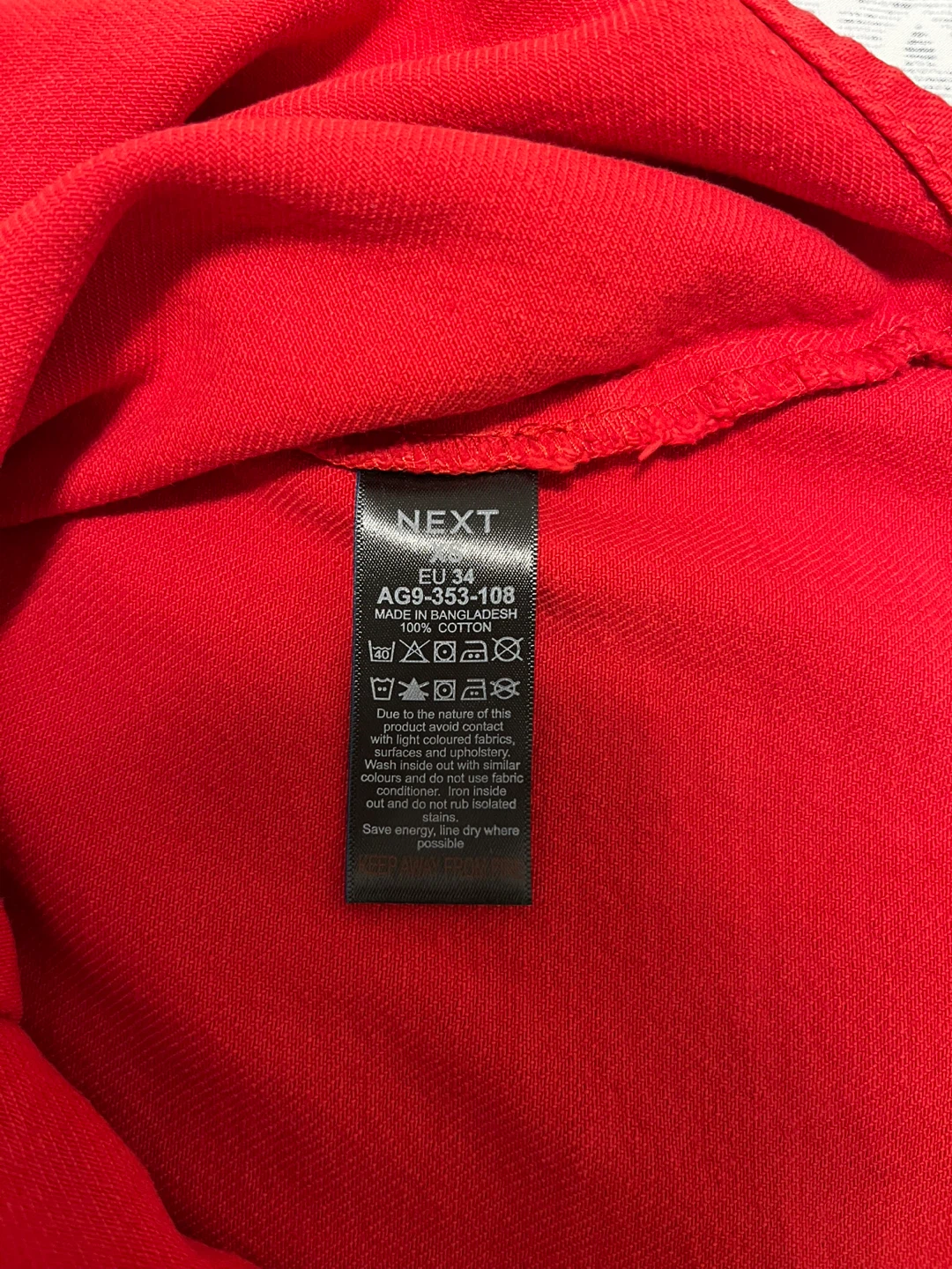 Brand New Red Denim Shirt - photo 4