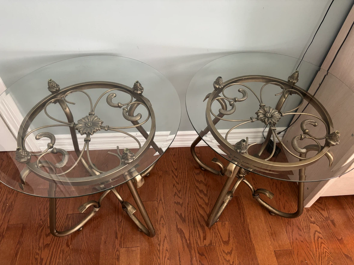 Small glass tables - photo 2