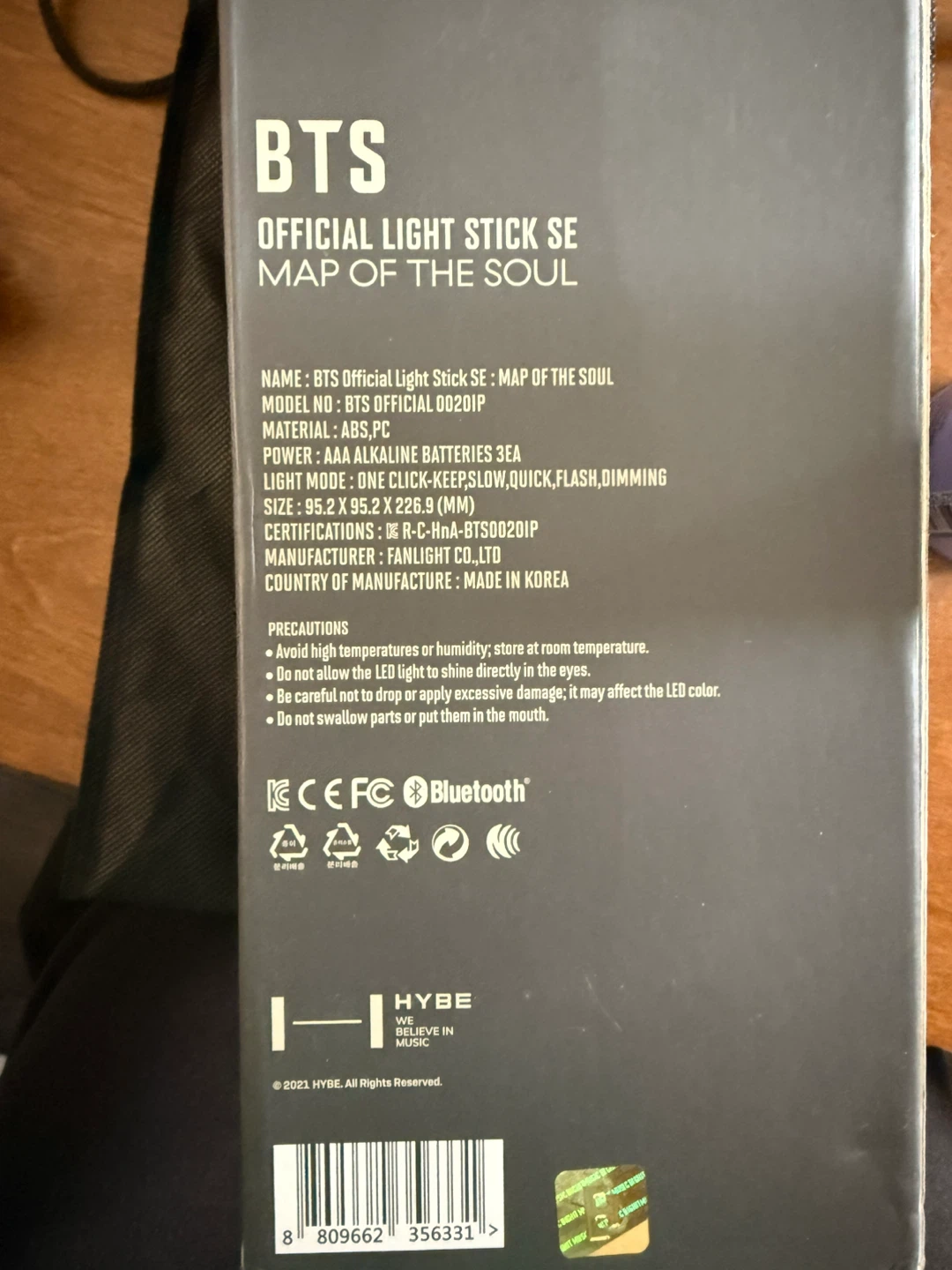 BTS Official Light Stick SE Map of the Soul - photo 5