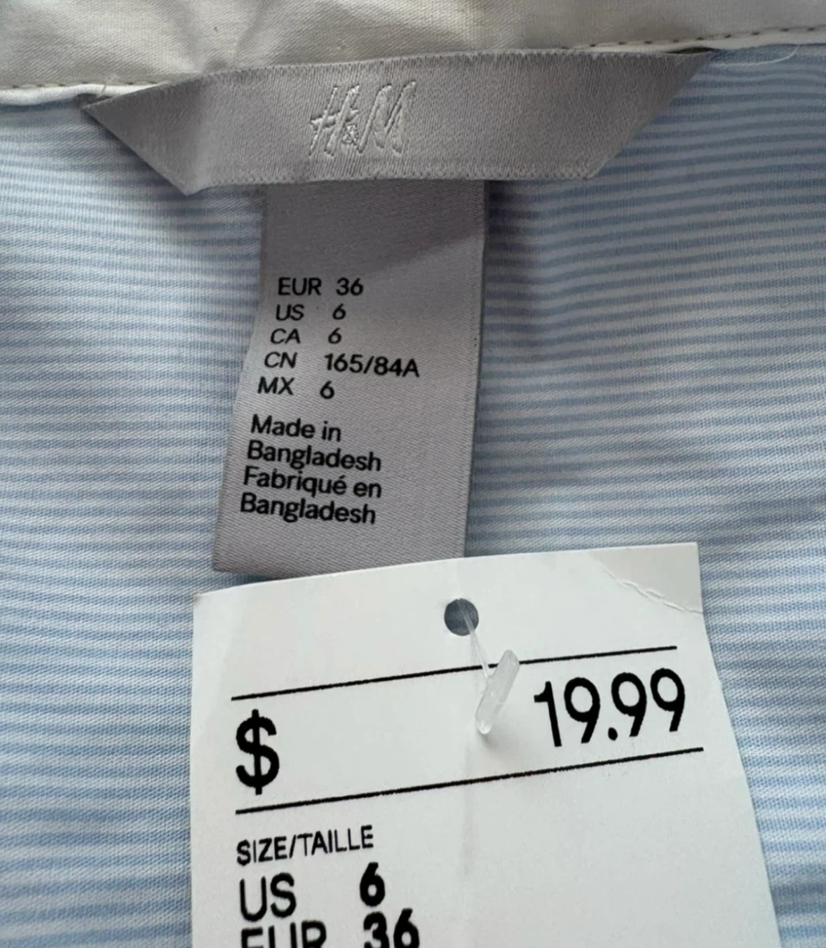 H&M Collared long sleeve shirt (New) (Size 6) - photo 2
