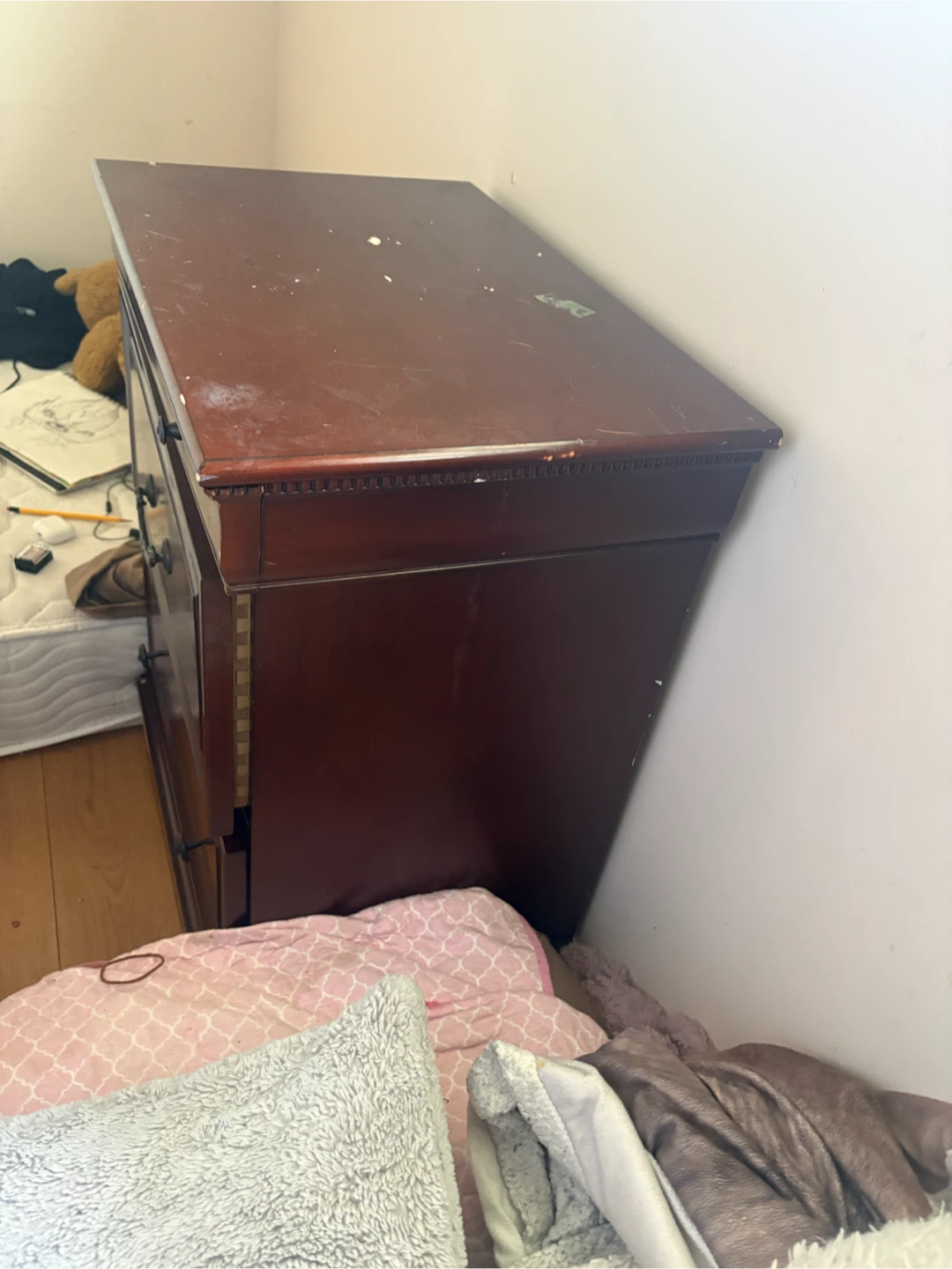 Wooden 2-Drawer Filing Cabinet - photo 3