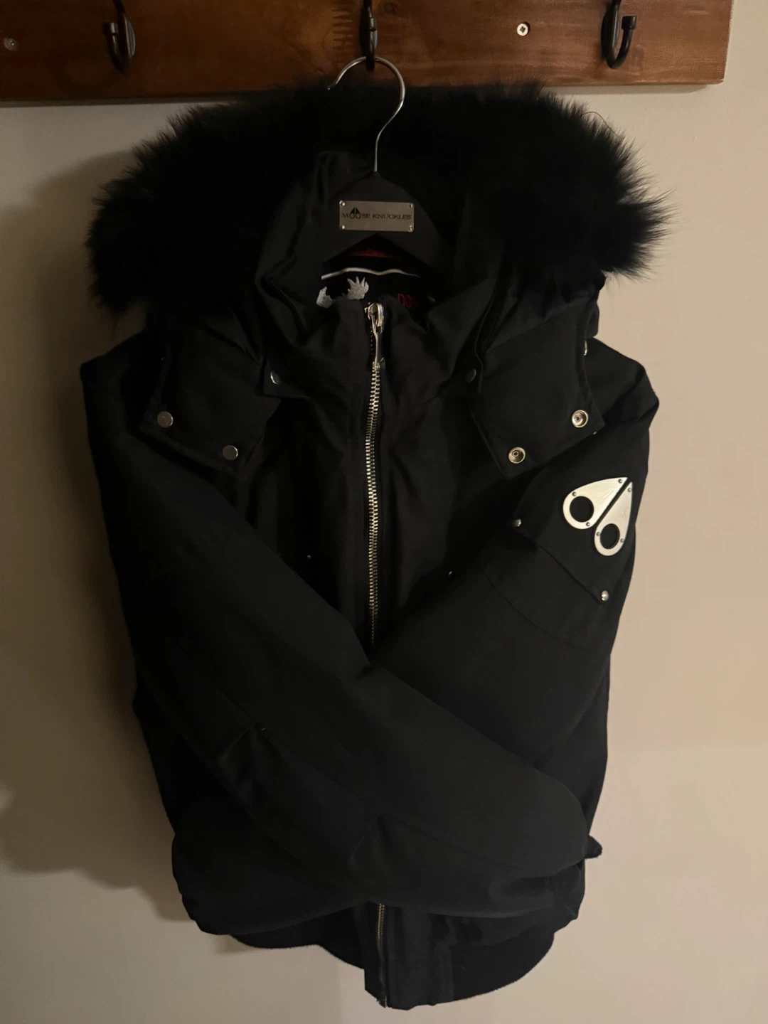 Moose Knuckles Bomber Jacket Black
