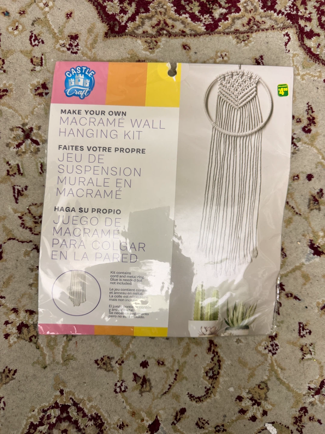 Castle Craft Macrame Wall Hanging Kit