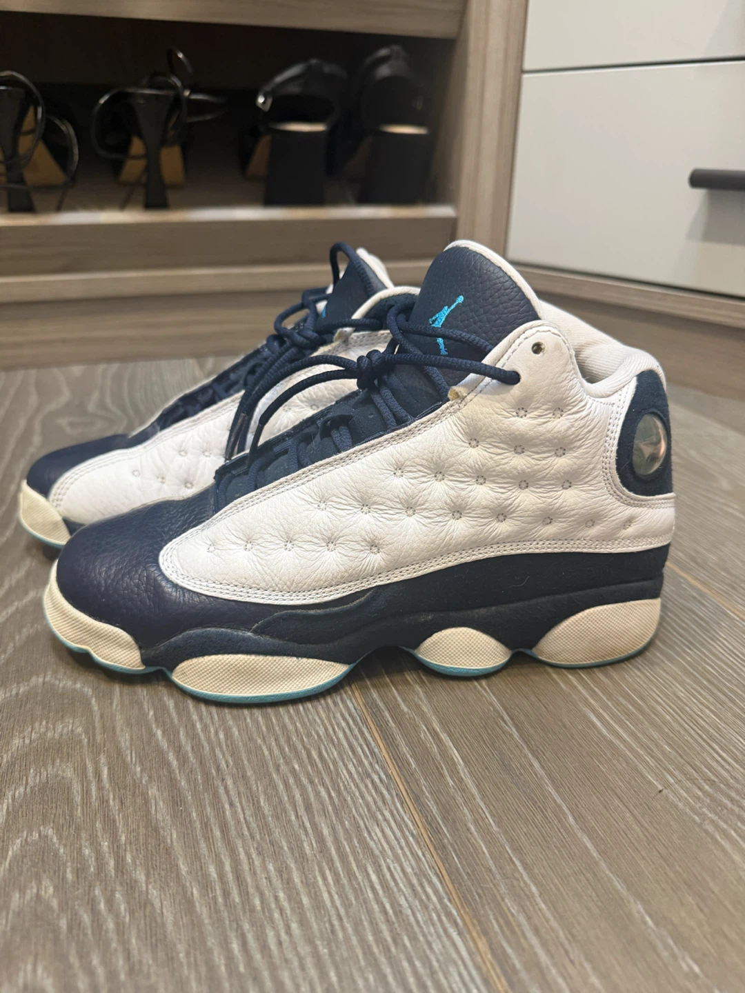 Air Jordan 13 Retro Blue/White Size 6.5Y