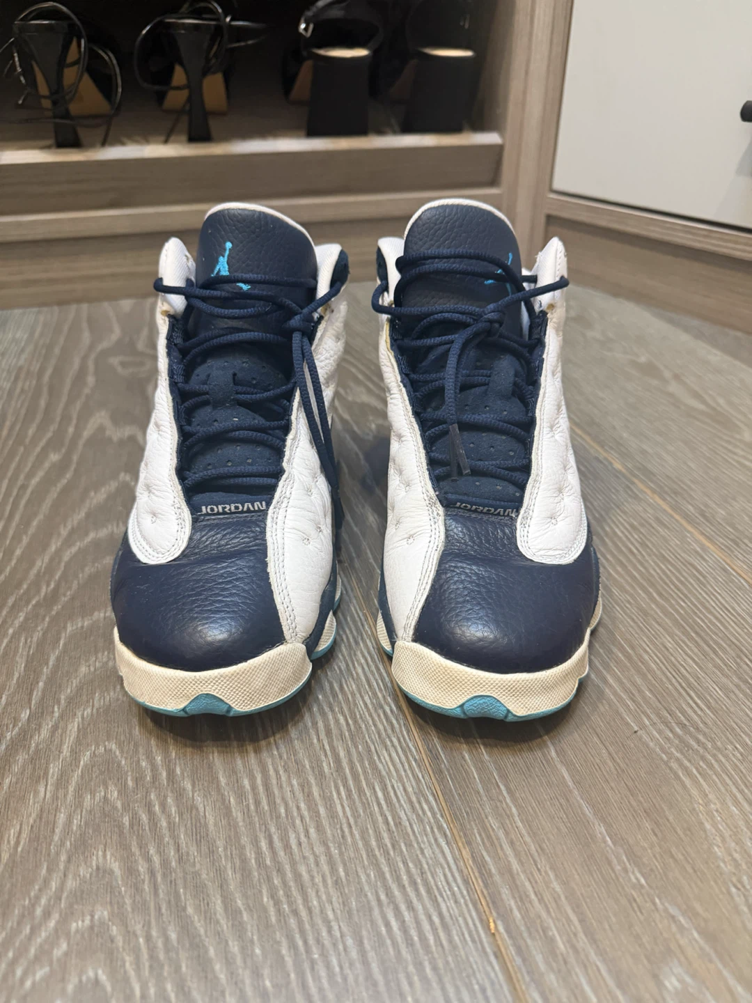 Air Jordan 13 Retro Blue/White Size 6.5Y - photo 2