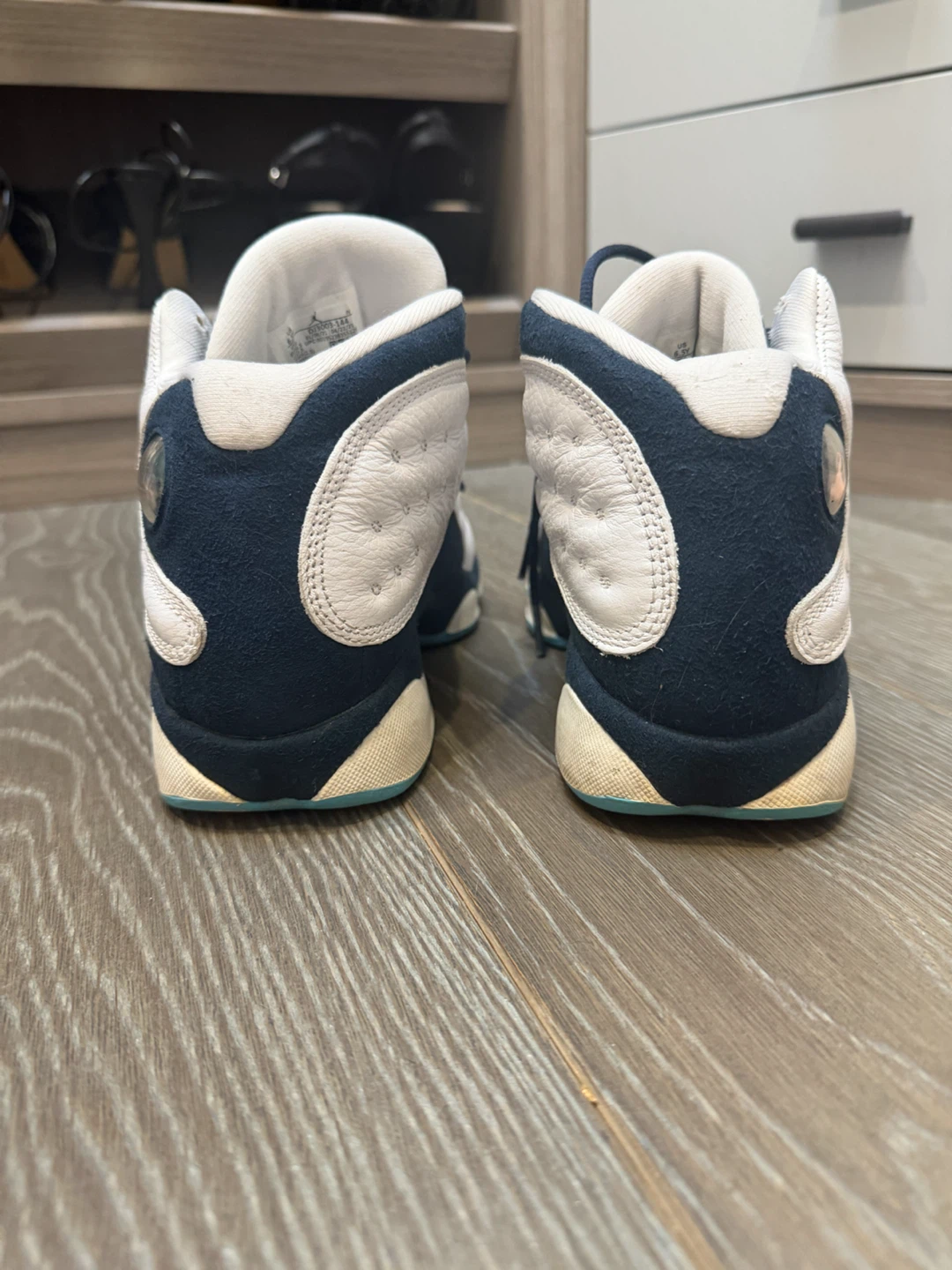 Air Jordan 13 Retro Blue/White Size 6.5Y - photo 3