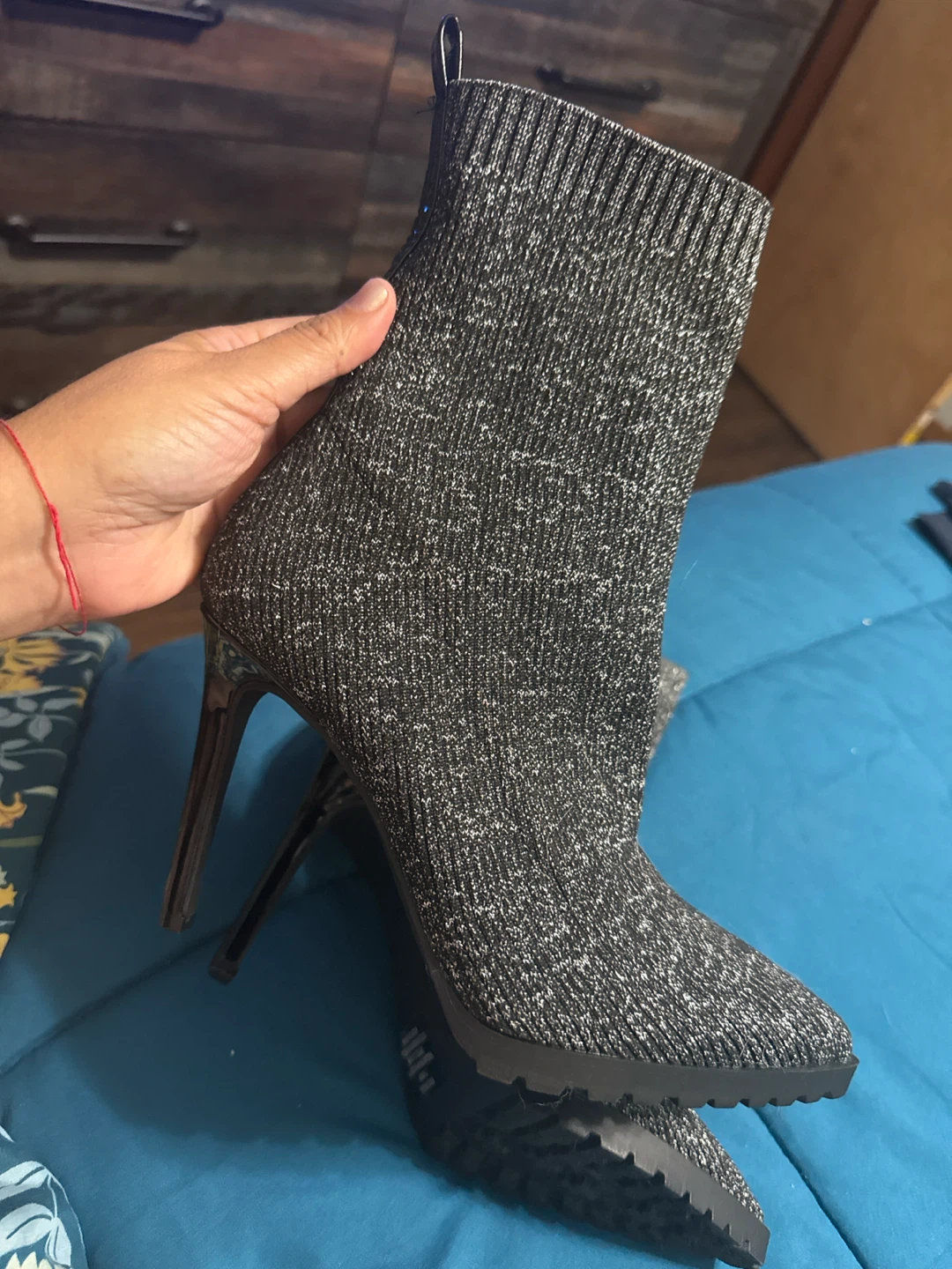 MIX Espadrille Sock Booties - photo 2