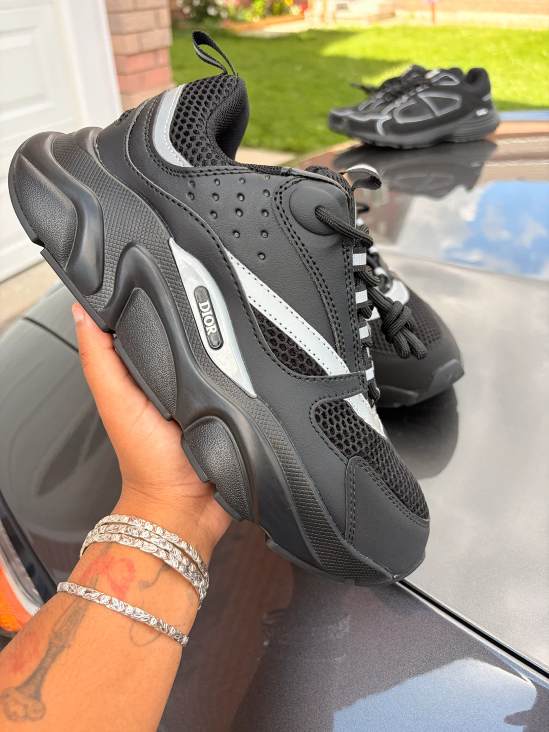 Dior B22 Black Sneakers - photo 3