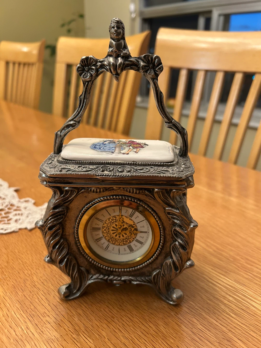 Vintage Style Carriage Clock